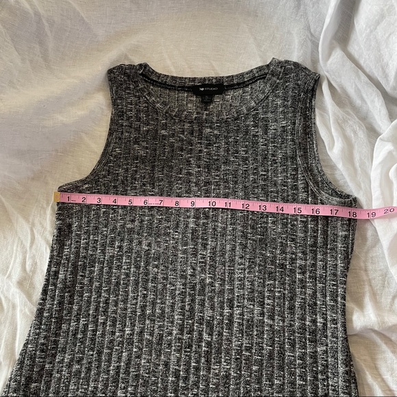 AB Studio sleeveless ribbed knit shift dress XL - Picture 8 of 8